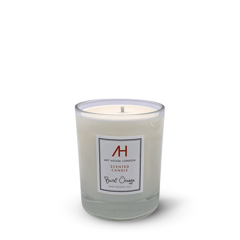 Burnt Orange Travel Candle