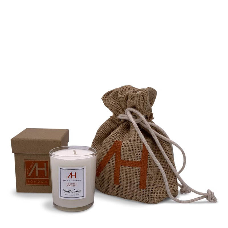 Burnt Orange Travel Candle